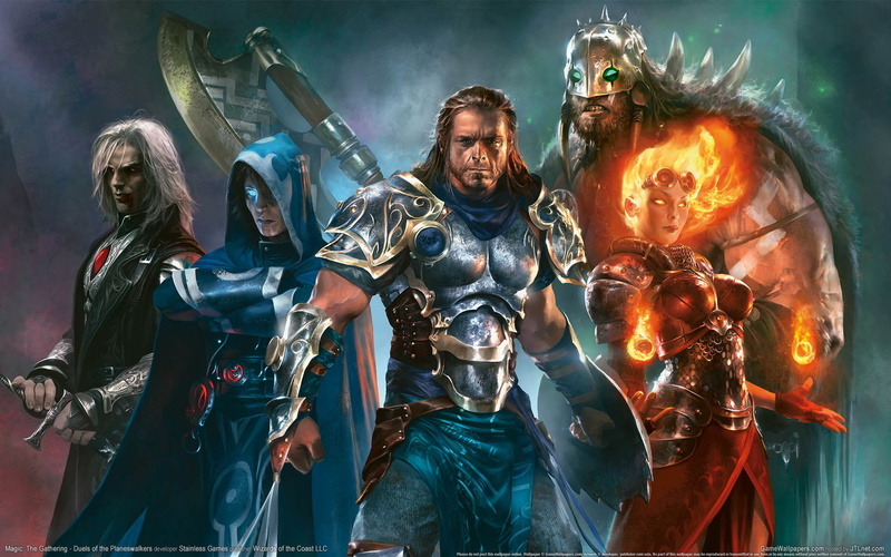 duels, CG, Fiery, age, gathering, 1080P, magic, hd, Adventure, planeswalkers, games, video, art, female, Action, fantasy, conan