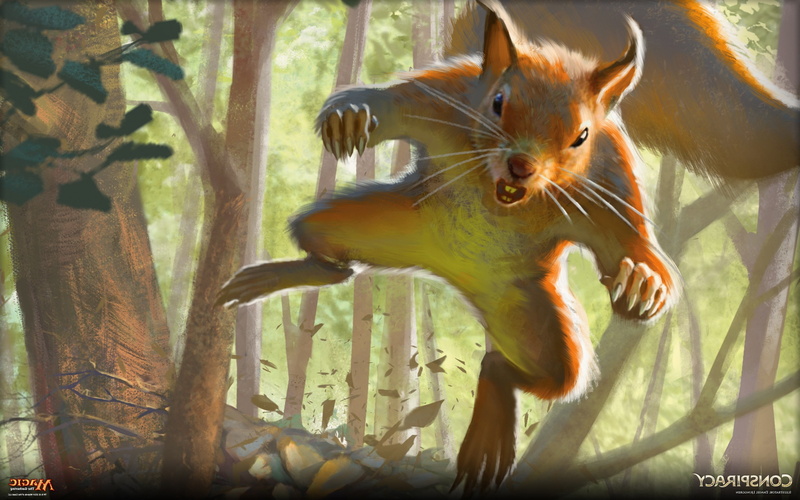 cat, tree, mammal, animal wildlife, squirrel, animals, Magic, Magic 2014: Duels Of The Planeswalkers, one animal, Daniel Ljunggren, day, animals in the wild