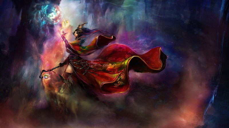 wizard, Diablo III, fantasy art, 2K