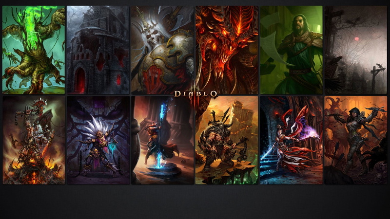 Diablo III, Monk (Diablo III), Demon Hunter (Diablo III), Witch Doctor (Diablo III), Wizard (Diablo III), Diablo, Video Game, Barbarian (Diablo III), 1080P