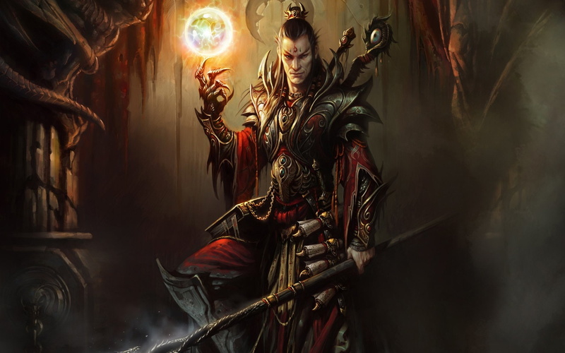 1080P, Warrior, Fantasy, Cave, Wizard (Diablo III), Weapon, Diablo, Armor, Diablo III