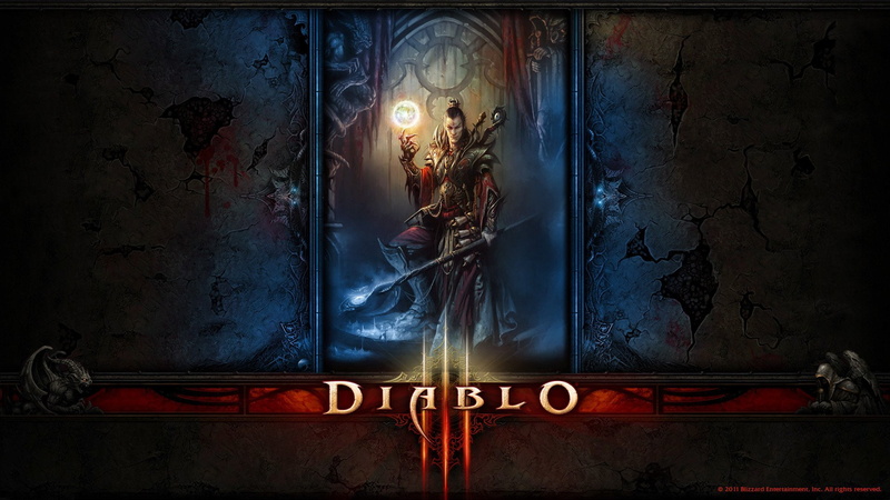 Diablo III, Diablo, Wizard (Diablo III), 1080P