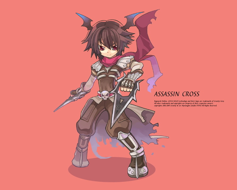 communication, backgrounds, cut out, hood - clothing, offspring, animal wildlife, assassin cross, ragnarok online, full length, characters, girl, people