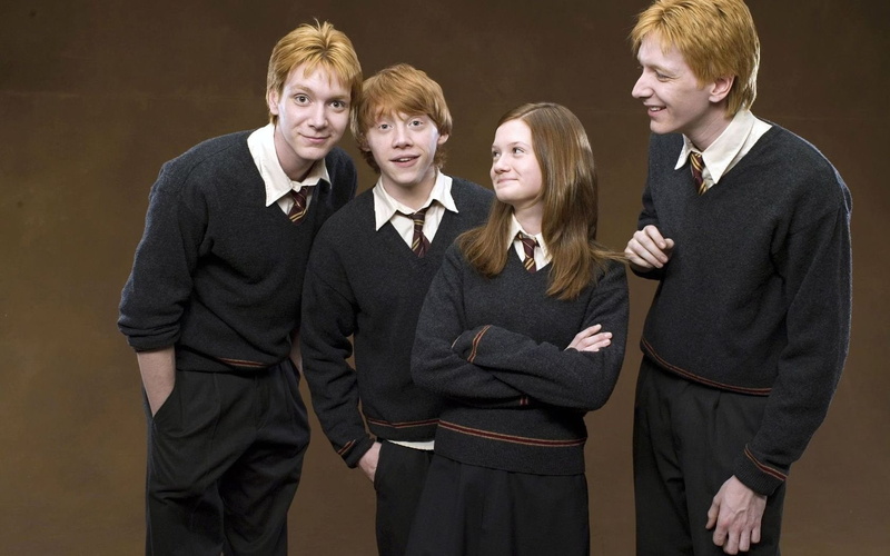 potter, gini, 720P, fred, weasley, harry, ron, george
