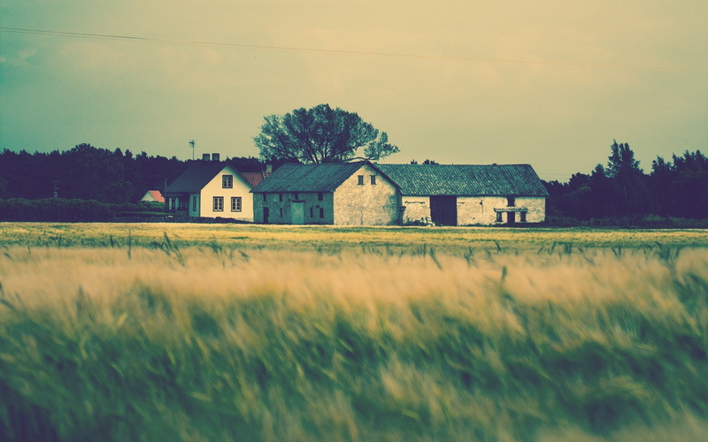 1080P, apartment, blur, home, house, landscape, grass, background, trees, roof, greens, tree, nature, HDw allpapers