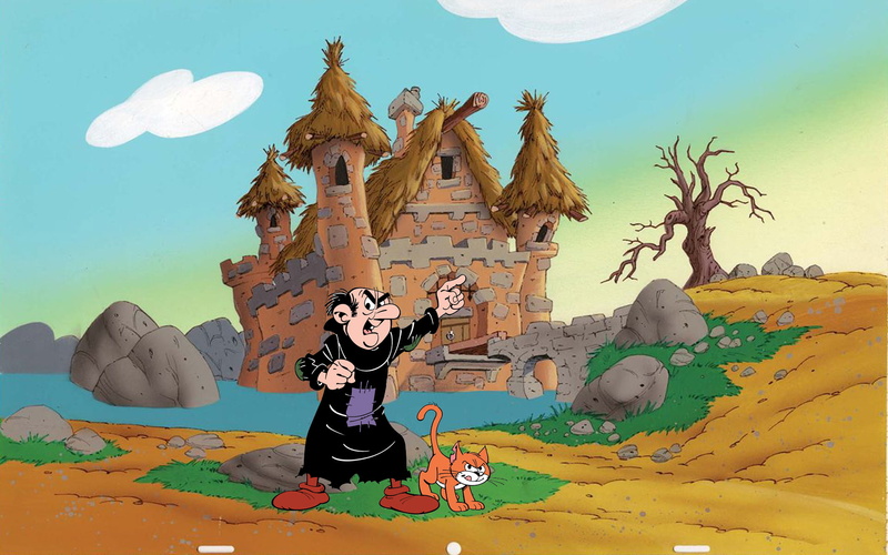 1080P, bad, home, hogatha, wizard, castle, s, smurfs, hd, gargamel