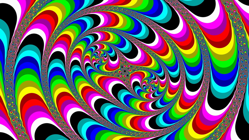 colorful, psychedelic, multicolored, spiral, 1080P, bright, illussion, abstract