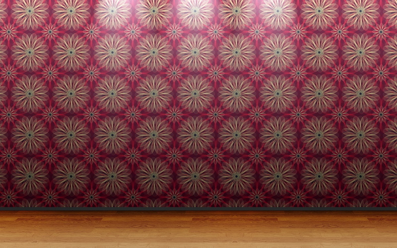 full frame, view, built structure, high angle view, design, architecture, pattern, metal, no people, indoors, 3d, close-up, floral pattern, hardwood floor