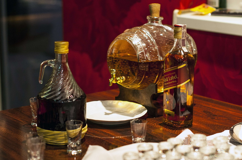 4K, whisky, food and drink, drinking glass, glass - material, moonshine, refreshment, container, no people, drink, food, table, wedding, indoors, religion