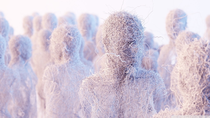 Human, Wires, Sculptures, minimalistic, Humanoid, 1080P, Body, artwork