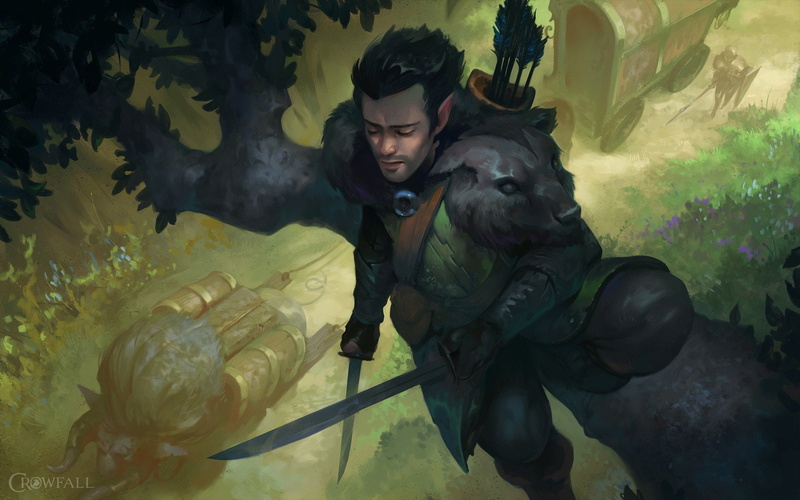 nature, young men, mid adult, portrait, men, holding, leisure activity, one person, real people, three quarter length, lifestyles, archer dave greco fantasy art sword