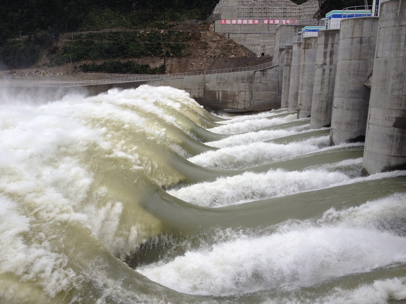 Spillway, bridge - man made structure, motion, sport, Splash, power in nature, renewable energy, dam, architecture, flowing, beauty in nature, River, fuel and power generation