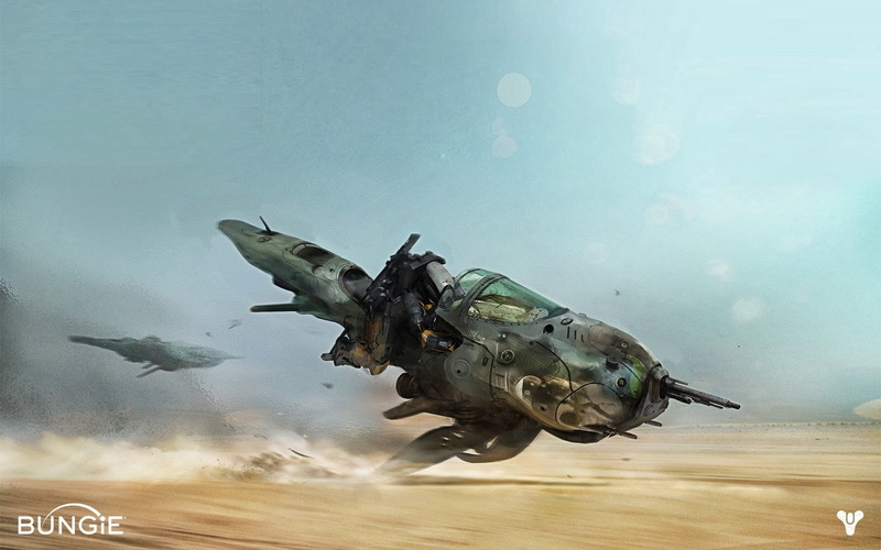 marine, underwater, sky, no people, air vehicle, digital art, undersea, sea, 1080P, outdoors, transportation, animals in the wild, Destiny (video game)