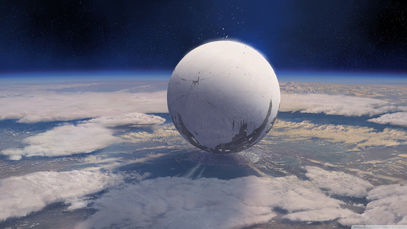 exploration, digital, Destiny (video game), environment, planet - space, stars, scenics - nature, video games, 2K, space, planet, night, planet earth