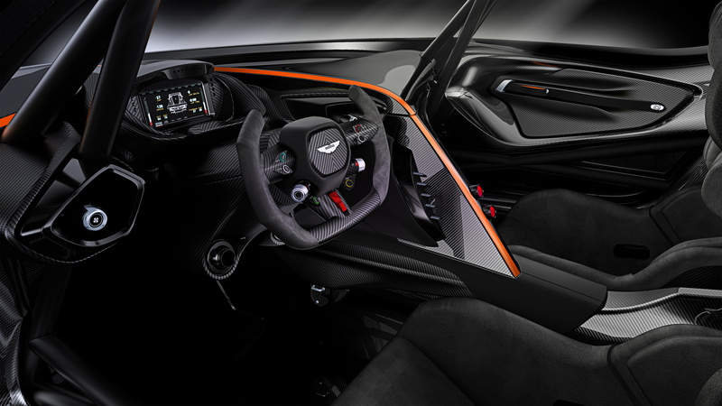 Aston Martin, Car, Interior, Aston Martin Vulcan, Steering Wheel, 5K