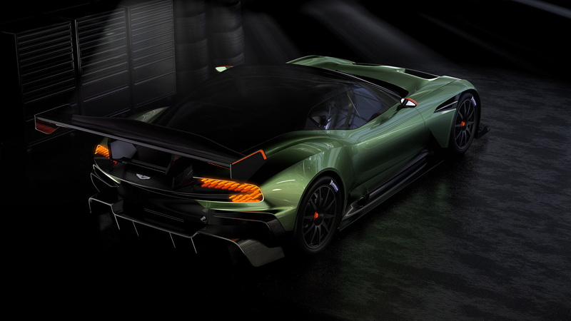 Hypercar, Race Car, Aston Martin Vulcan, 5K, Green Car, Aston Martin