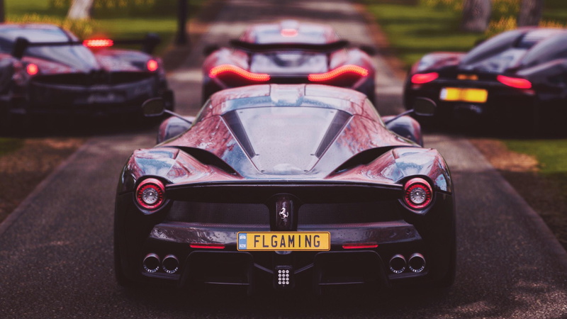 LaFerrari, game, Forza Horizon 4, McLaren P1, Pagani, To huayr, Microsoft, Regera, Koenigsegg, 4K, supercars