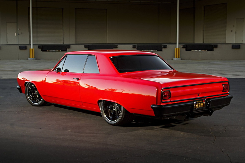 chevrolet, cars, modified, chevelle, classic, 1080P, red, 1965
