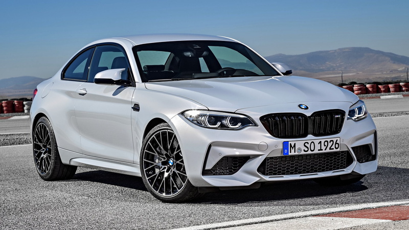 BMW, Car, Luxury Car, BMW M2 Coupe Competition, Compact Car, White Car, 1080P