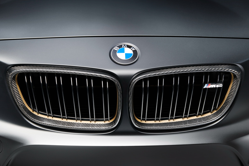 BMW M2 M Performance Parts, motor vehicle, headlight, metal, indoors, air conditioner, car, focus on foreground, close-up, 4K, luxury, no people, mode of transportation