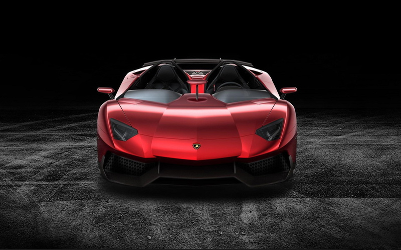aventador, j, 1080P, lamborghini, cars, 2012, red