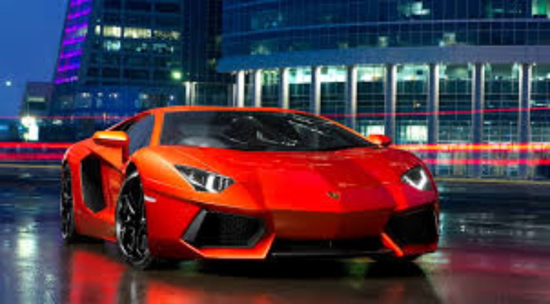 Lamborghini Aventador J, Color Burst, 720P, car