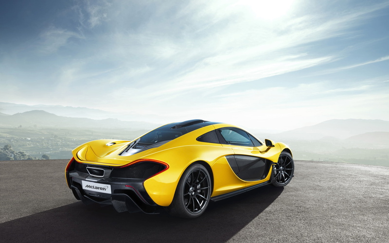 sports, sky, p, 2K, yellow, mclaren p1, mclaren, nature, sports car, yellow car, car