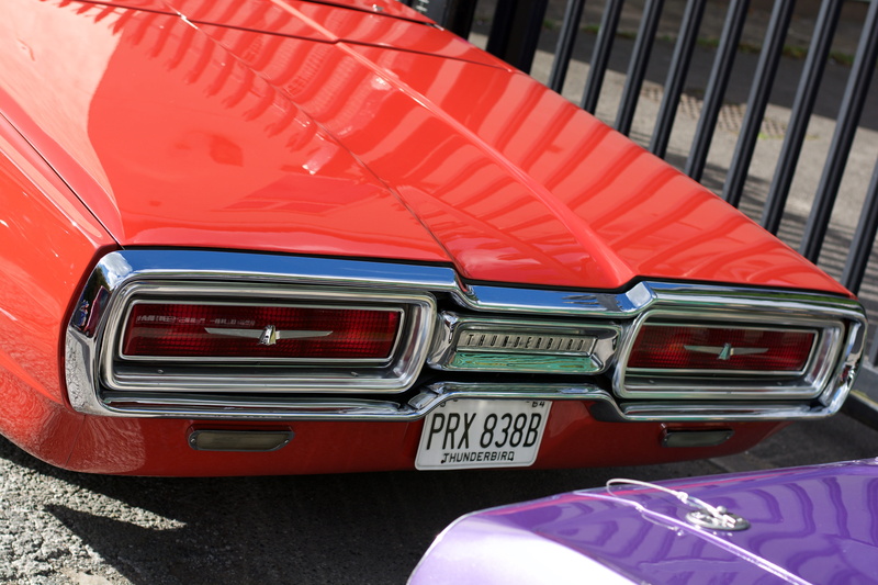 Custom Car, mode of transportation, lights, transportation, rear, low rider, stationary, 5K, metal, retro-styled, shiny, chrome, retro styled, glass - material