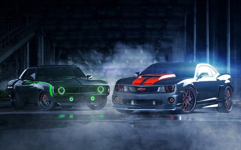 sports race, illuminated, transportation, smoke - physical structure, competitive sport, land vehicle, racecar, motorsport, night, sports car, chevrolet