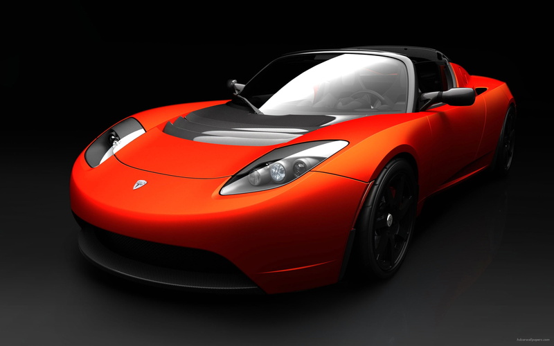 car, roadster, tesla, 2K, sports