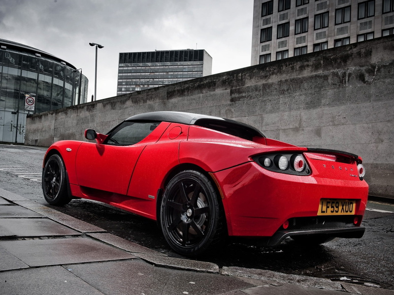 tesla, coupe, city, alloy Wheel, sport, sports Car, land Vehicle, architecture, 1080P, urban Scene, car, mode of Transport, city life, building exterior