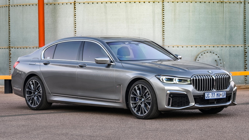 Luxury Car, Sedan, Car, Silver Car, BMW, BMW 7 Series, BMW 740Li M Sport, Full-Size Car, 1080P
