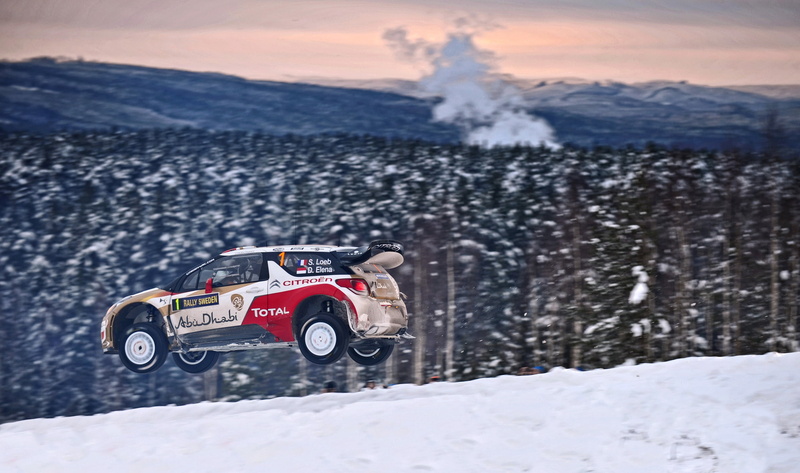 motor vehicle, Machine, Forest, 2K, Sport, speed, Snow, car, focus on foreground, mountain, motion, people, In the air, Winter, DS3, transportation, outdoors