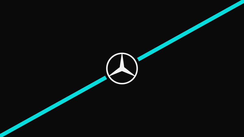 Mercedes F1, Formula 1, 4K, minimalism, F12021