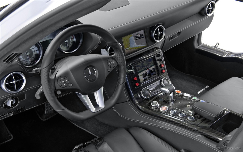 black, benz, interior, safety, 2010, 1080P, amg, car, mercedes benz, cars, mercedes, sls, f