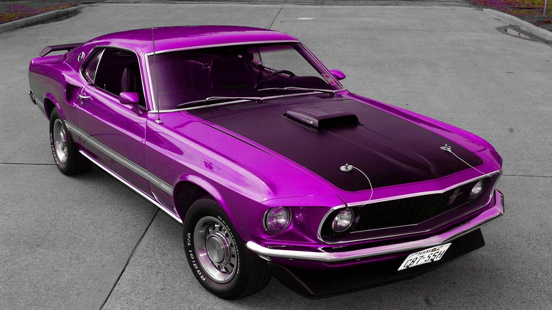 vintage mustang, city, sport, ford, chrome, architecture, classic mustang, red, car, purple, road, side view, pink color, coupe, wheel, history, germany