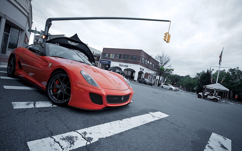 mode of transportation, super - Film Title, no people, transportation, sign, ferrari, auto, convertible, car, wheel, day, 1080P, engine, street, red, city