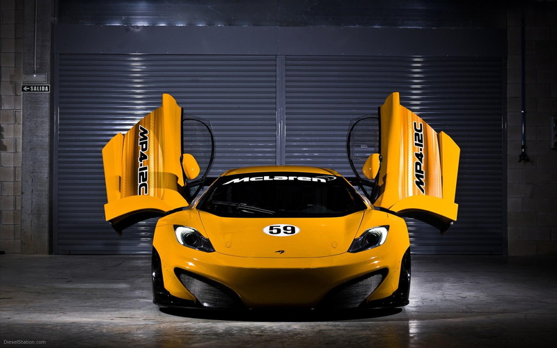 car, mclaren, mp, c, 1080P, cars, sports, gt, yellow, 2012