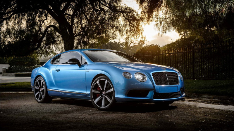 gt, dodge, blue car, nature, blue, continental, bentley continental gt, sports, car, 1080P, coupe, bentley
