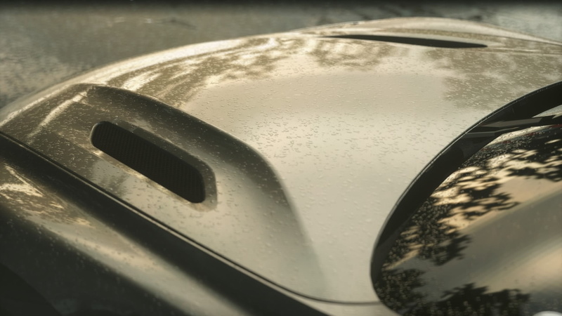 reflection, gray, mode of transportation, transportation, land vehicle, car, selective focus, indoors, metal, detail, 1080P, silver colored, water, rain