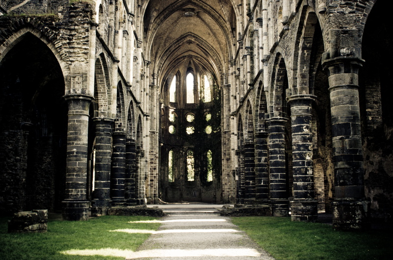 history, travel destinations, place of worship, ancient civilization, atmosphere, no people, the past, villers-la-ville, Romantic, old, building, abbey
