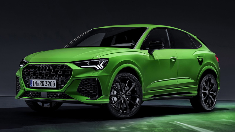 Audi RS Q3 Sportback, Car, Green Car, Audi, 1080P