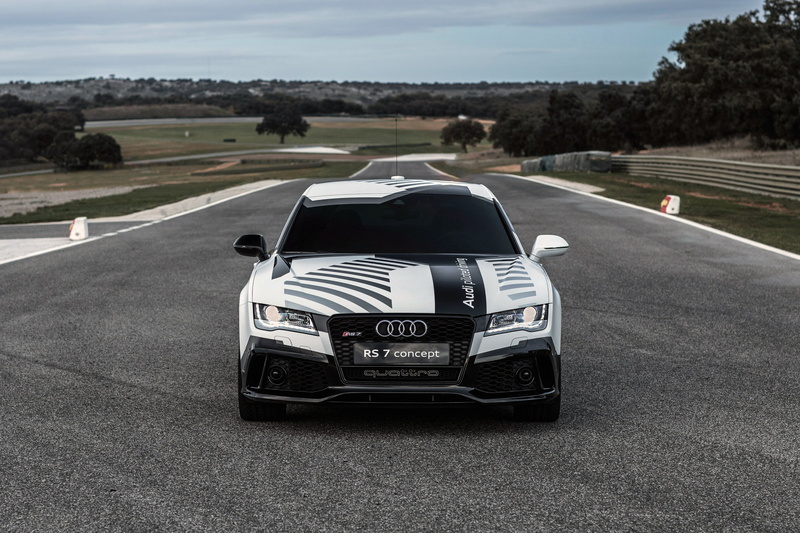 2014, audi, 4K, driving, rs7, piloted, r-s, concept