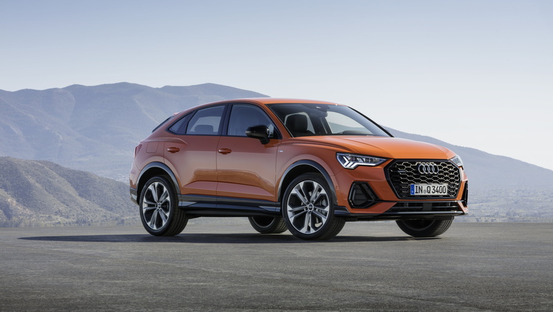 Audi Q3, SUV, Audi, Car, Crossover Car, Vehicle, Orange Car, 4K, Luxury Car, Compact Car, Audi Q3 Sportback S Line