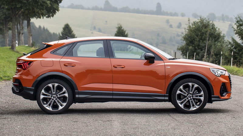 Car, SUV, Luxury Car, Audi, Crossover Car, 1080P, Audi Q3 Sportback S Line, Subcompact Car, Orange Car