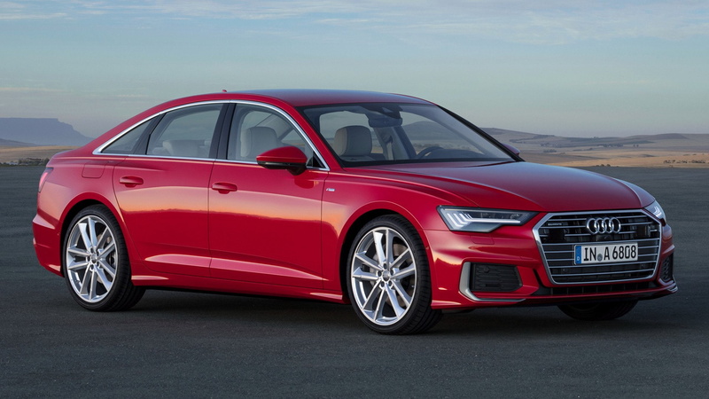 Sedan, Car, Audi, Audi A6 S Line, Luxury Car, Audi A6, Red Car, 1080P