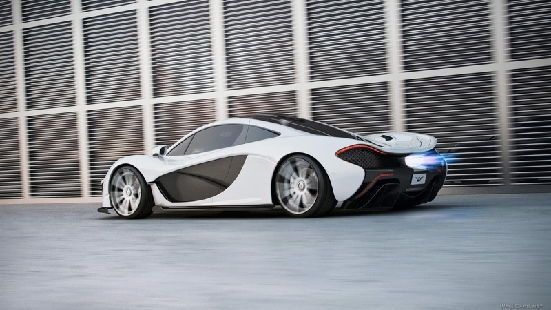 McLaren, McLaren P1, silver colored, supercars, wheel, transportation, car, shiny, tire, wealth, competition, metal, chrome, indoors, elegance, luxury