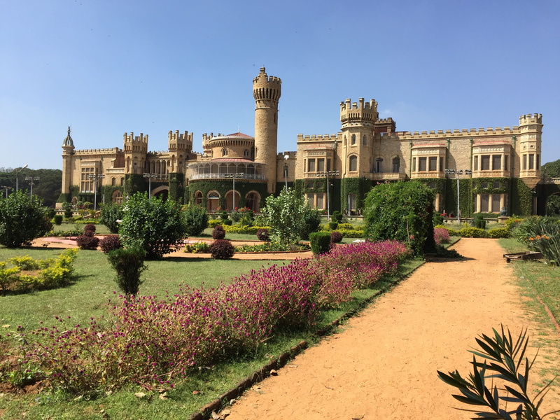 travel, clear sky, architecture, no people, tourism, garden, travel destinations, luxury, outdoors, castle, attraction, flower, nature, sky, day, famous