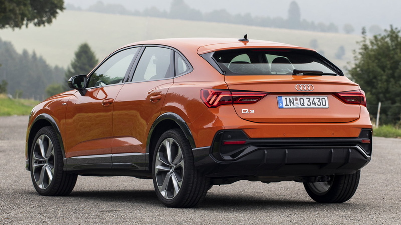 Audi Q3 Sportback S Line, Orange Car, 1080P, Crossover Car, Audi, Car, Subcompact Car, SUV, Luxury Car