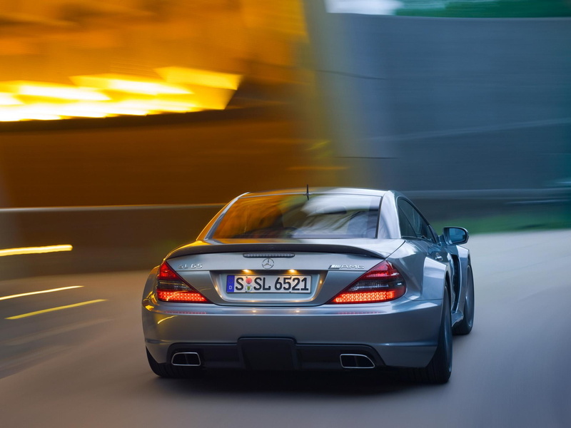 shine, amg, black, silver, benz, mercedes, series, 2009, sl, design, s, fast, cars, rear, road, speed, backlights, class, 1080P